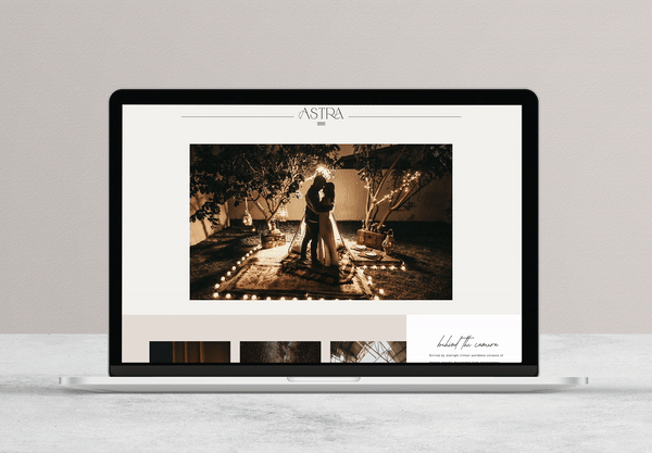 Astra Showit Website Template